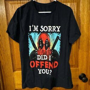 Marvel Deadpool “I’m sorry, did I offend you?” T-Shirt